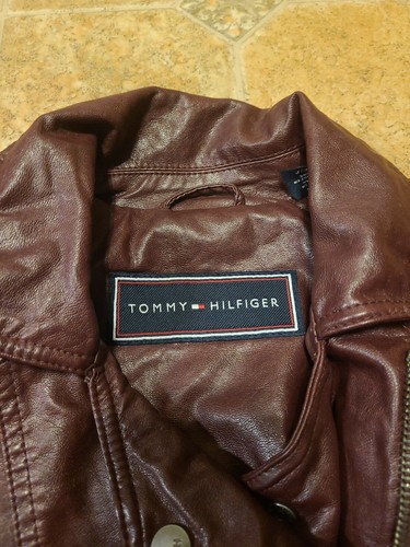 Tommy Hilfiger Womens Jacket Small Maroon New With Tags - Picture 3 of 9