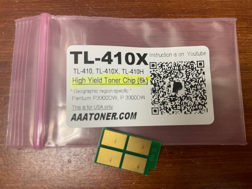 Toner Chip Refill for Pantum (TL-410, TL-410X, TL-410H) P3300DW, P 3300DW - Picture 1 of 3