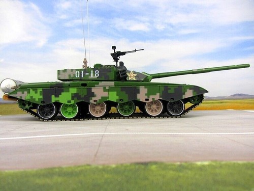 1:24 50CM Chinese New Type 99A Main Battle Tanks Diecast Military Armor Model - Picture 16 of 21