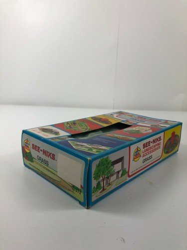 Accesorios de paisajismo vintage a escala AHM HO See-Niks de colección - hierba sin usar - Imagen 4 de 6