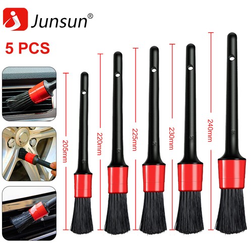 5X Car Detail Brush Wash Auto Detailing Cleaning Kit Engine Wheel Brushes Set - Picture 9 of 10