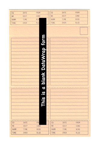 For audio tape cassette cases: 56 custom Nakamichi full-wrap DataWrap sleeves - Picture 2 of 11