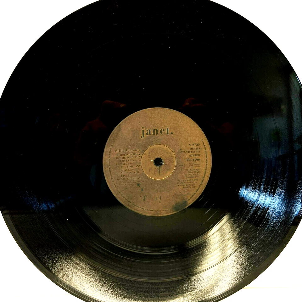 Janet Jackson Janet 1993 Vinyl Virgin Records 1st Press UK Import - Image 3 of 4