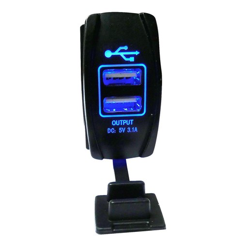 Seat Ibiza Leon Cordoba Altea Toledo Dual USB Impermeabile Presa Caricabatterie - Imagen 5 de 8