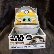 Disney Star Wars "The Mandalorian" No Spill GROGU Baby Yoda Bubble Machine