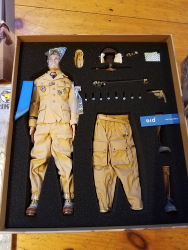 DiD Alemán Luftwaffe Ace Estrella de África Hans 1/6 D80154 Caja Abierta - Imagen 3 de 4