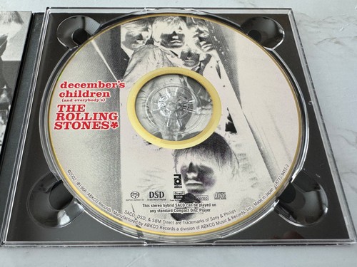 The Rolling Stones December's Children CD SACD JAPAN w/Certificate! Hype Sticker - Picture 2 of 7