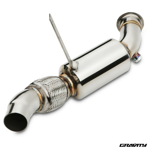 STAINLESS EXHAUST DECAT DE CAT PIPE FOR BMW E87 1 SERIES 118d 120d M47 04-07 - Afbeelding 1 van 12