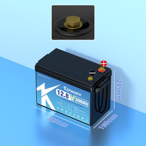 12V 300Ah LiFePO4 Battery BMS Solar 10 years lifespan 15000+Deep Cycle RV Camper - Picture 6 of 11