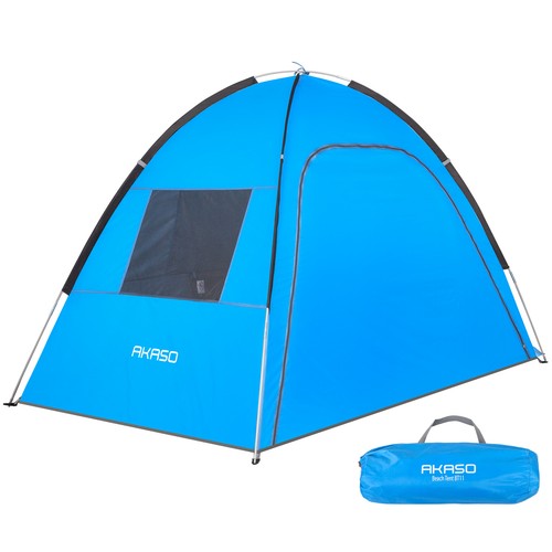 3-4 Person Man Family Tent Tent Outdoor Camping Hiking Festival Waterproof AKASO - Picture 2 of 9