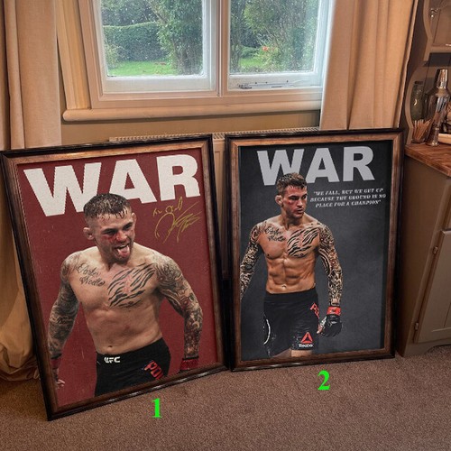 UFC Poster Dustin Poirier Quotes, Gift, Home Decor - Picture 1 of 3