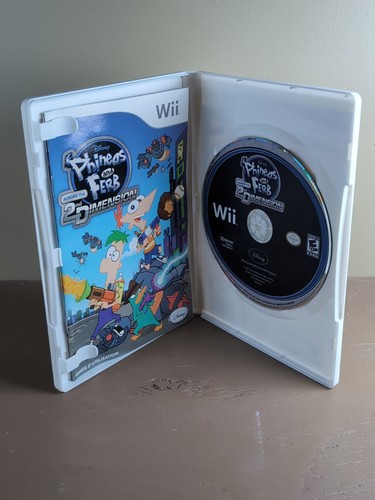 Phineas And Ferb Across The 2nd Dimension Disney, Nintendo Wii - Complete-Tested - Picture 8 of 9