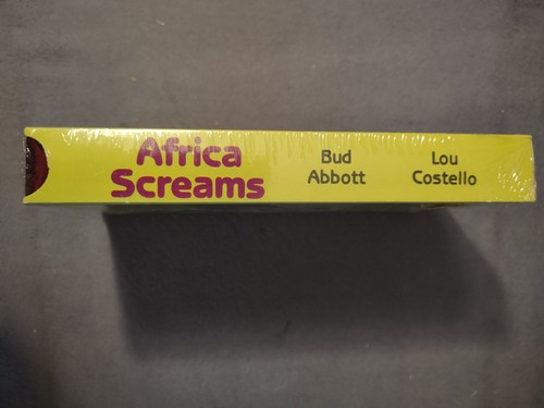 NEU VHS ABBOTT & COSTELLO BAER BUCK HOWARD ""AFRICA SCREAMS"" SCHWARZ & WEISS 1985 - Bild 3 von 3