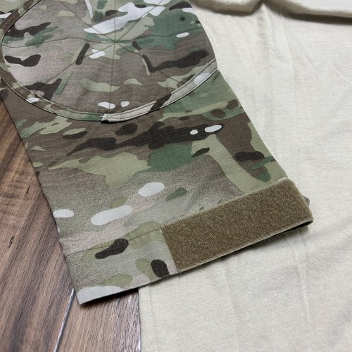 Tru Spec Combat Shirt Mens 2XL Beige Camo Cordura Baselayer Tactical Military - Picture 8 of 14