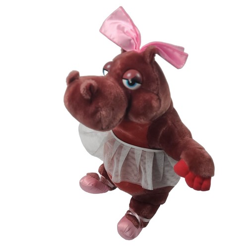 Disneyland Fantasia Hyacinth Hippo Ballerina Plush Stuffed Animal Toy 14” 1990  - Picture 1 of 18