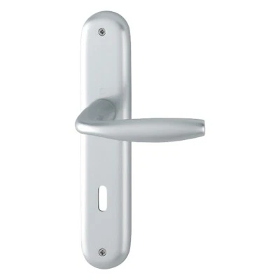 Hoppe New York Aluminium natur F1 1810/273P Langschildgarnitur BB OB PZ WC WG