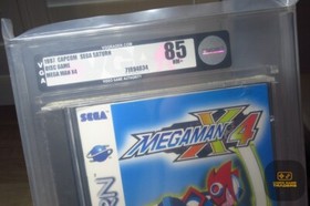 VGA 85 NM+! - MegaMan, Mega Man X4 Sega Saturn 1997 NEW! - ULTRA RARE!