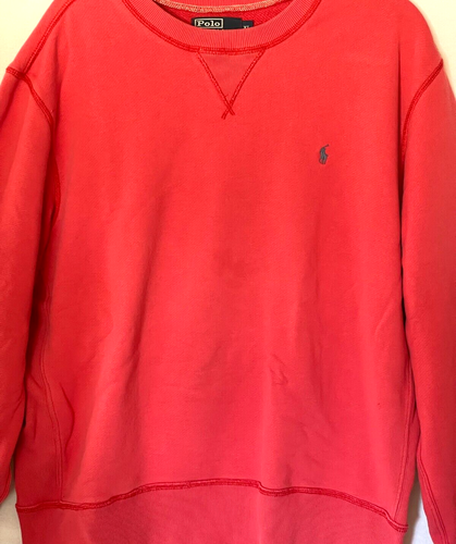 Polo by Ralph Lauren Hombre Sudadera Roja Manga Larga Talla XL - Imagen 2 de 8