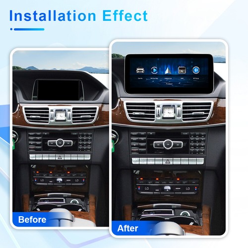 Wireless Carplay 10.25'' Screen Android Auto For Benz E W212 2010-16 NTG4/4.5/5 - Picture 2 of 12