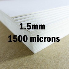 1mm 2mm A4 A3 CARDBOARD CARDS BACKING BOARD PAPER SHEETS KRAFT WHITE MODEL MOUNT