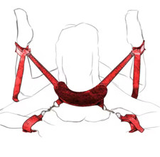 BDSM Bondage - Fixation Restraint Slave Handcuffs  Ankle Cuffs - Couples Games