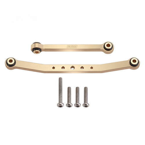 INJORA Brass Steering Links for FMS FCX24 Power Wagon Mud Racer RC Car Upgrades - Picture 2 of 10