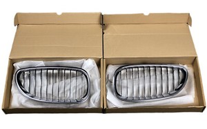 宝马chrome 前修剪自动格栅左和右外部51137065701 51137065702 Ebay