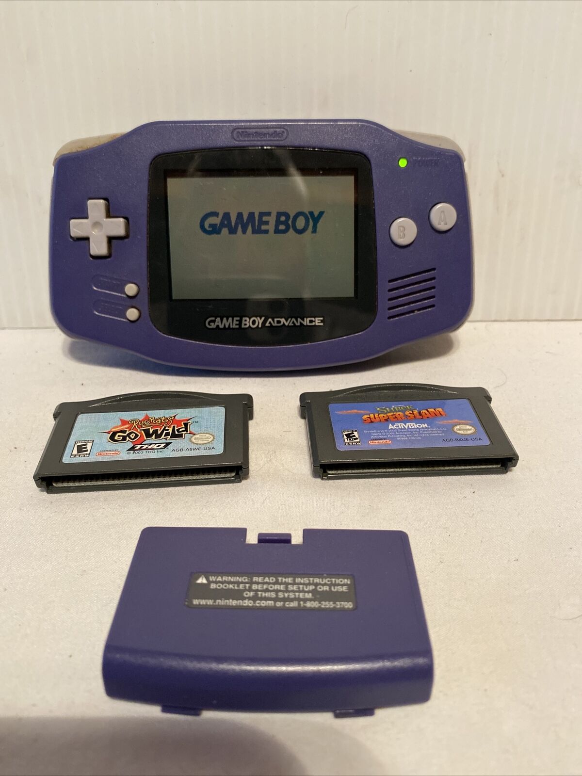 Nintendo Game Boy Advance Indigo Game Console