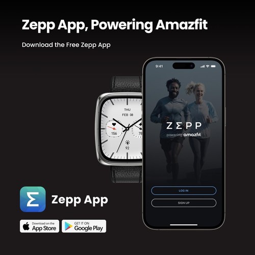 Amazfit Active 2 Square Premium Smartwatch (1.75” AMOLED, GPS, Maps, NFC) - 第 8/9 張圖片