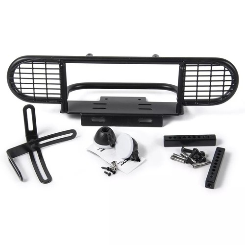 Metal Camel Trophy Front Bumper with Led Light for 1/10 RC Crawler Car D90 Parts - Picture 5 of 11