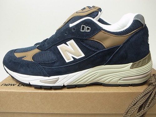 NEW BALANCE M991DNB 991 NAVY BROWN MADE IN ENGLAND US8.5 - Picture 2 of 12