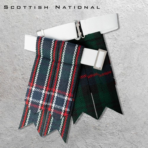 Kilt Flashes Scottish highland Multi Colors Tartan comes Heavy Buckle & Garter - Picture 5 of 130