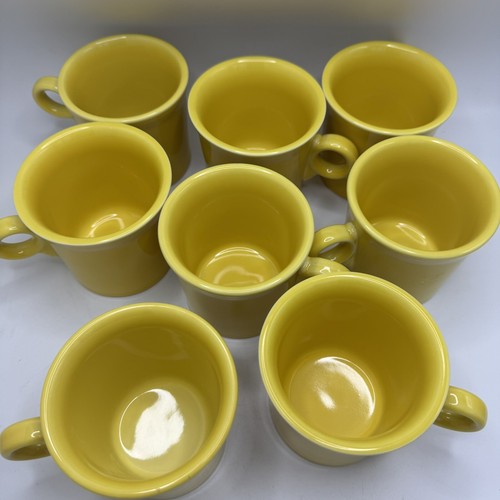 Tazas de café Post86 Fiestaware con mango de junta tórica HLC EE. UU. amarillo girasol - Imagen 3 de 7