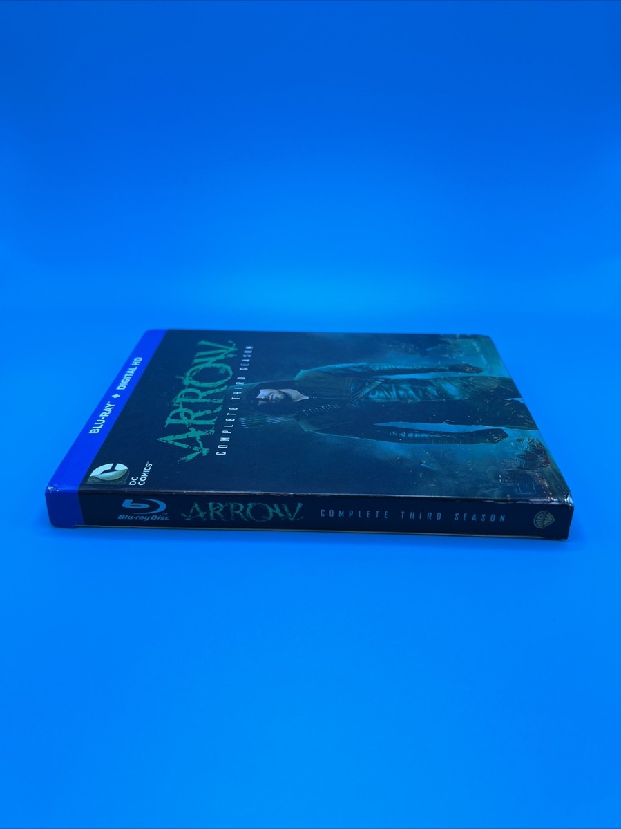 Arrow: The Complete Third Season (DC) (Blu-ray, 2014) 4-Disc Arrow: The Complete Third Season (DC) (Blu-ray, 2014) 4-Disc
