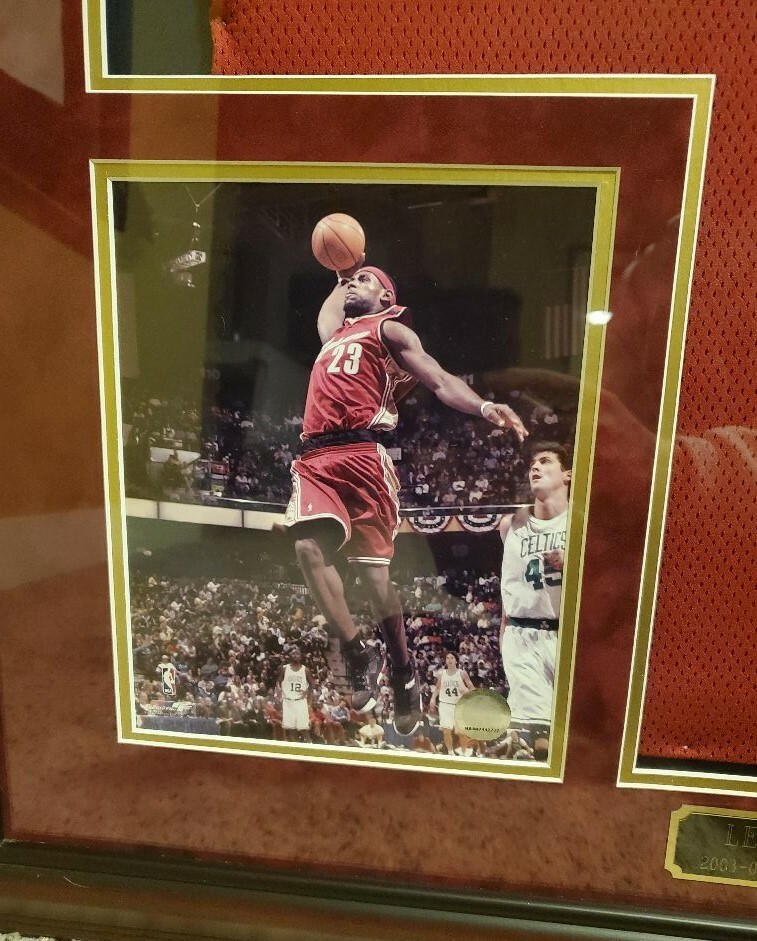 Rare LeBron James UDA Signed Cleveland Cavs 86-87 Mitch