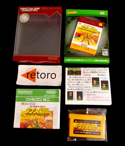 LEGEND OF ZELDA 2 ADVENTURE OF LINK VOL 25 FAMICOM MINI GBA GAMEBOY ADVANCE JAP