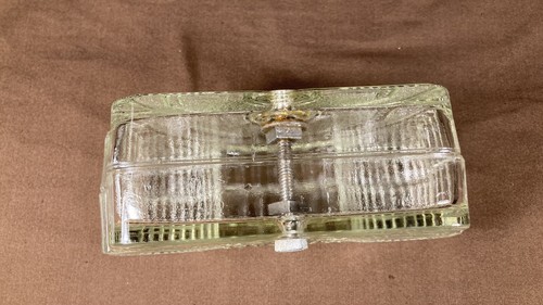 Antique Art Deco Vanity Bathroom Mirror Wall Mount Light Glass Replacement Part - Picture 7 of 11