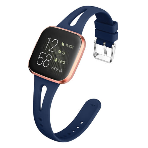 Reloj deportivo delgado de silicona correa suave para Fitbit Versa 2/Versa lite/Versa - Imagen 15 de 24