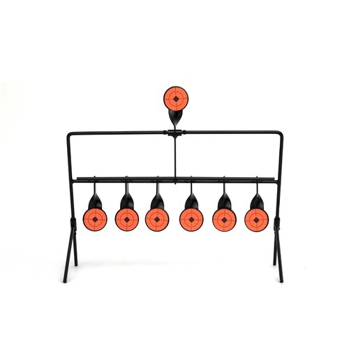 Double Spinner Auto Reset Shooting Target Guide Gear Steel Targets for Handguns - Picture 16 of 17
