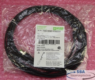 Murr Elektronik Kabel Typ 7000-12221-2340500 Neuware in OVP