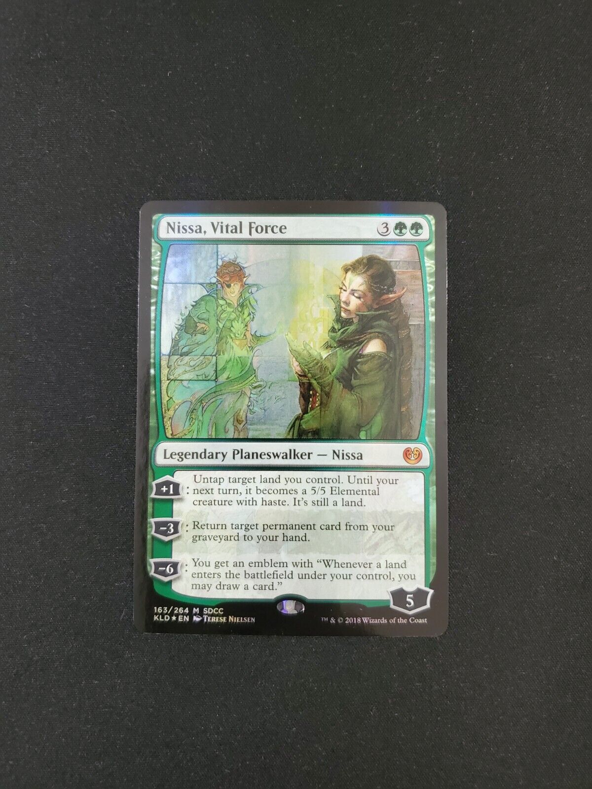 mtg ニッサ sdcc プロモ foil 3種セット-