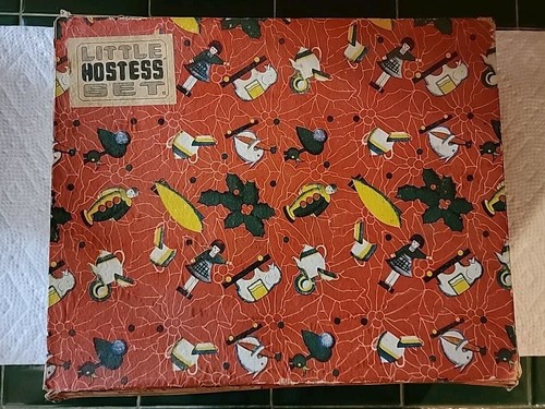 Little Hostess Toy Tea Set Made In Japan NO. 600.832.2 Original Box 22 Pieces - Picture 11 of 12
