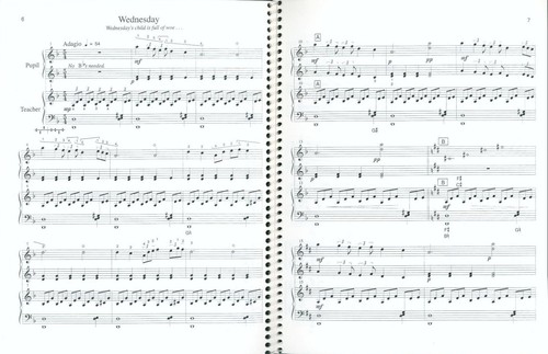 Cyndy's Notebook Songbook for Harp Duet Dewey Owens Beginner Two Copies Included - Picture 2 of 6
