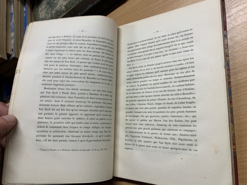 LIBRO RARO 1845 "MEMORIAS Y DOCUMENTOS INEDITS SUR ANTOINE VAN DYCK" (P4) - Imagen 9 de 17