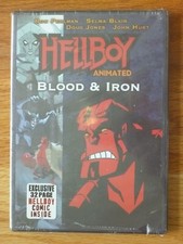 NEW Hellboy Animated Blood & Iron DVD + Exclusive Comic Book Starz Animation