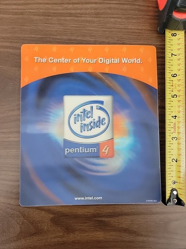 Intel Pentium 4 Holographic Mouse Pad Ad "The Center Of Your Digital World" - Picture 2 of 8