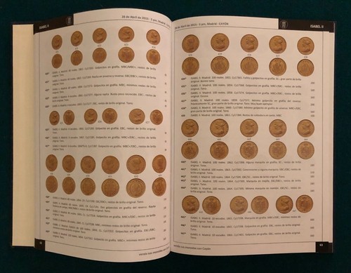 Auction Catalog - Cayon 2015 Cincuentines 50 reales History - Picture 2 of 5