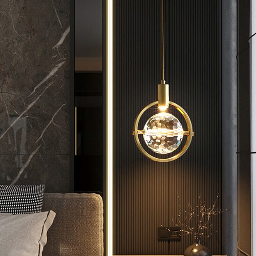 Crystal Pendant Light Bar Lamp LED Ceiling Lights Kitchen Chandelier Lighting - Picture 7 of 9