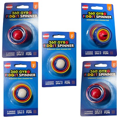 360° Fidget Eye Spinner hilft sich zu konzentrieren Kinder sensorischer Spaß Stressabbau Spielzeug 5 cm