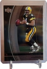 1999 Upper Deck Black Diamond Brett Favre Green Bay Packers Card 41 W/Top Loader